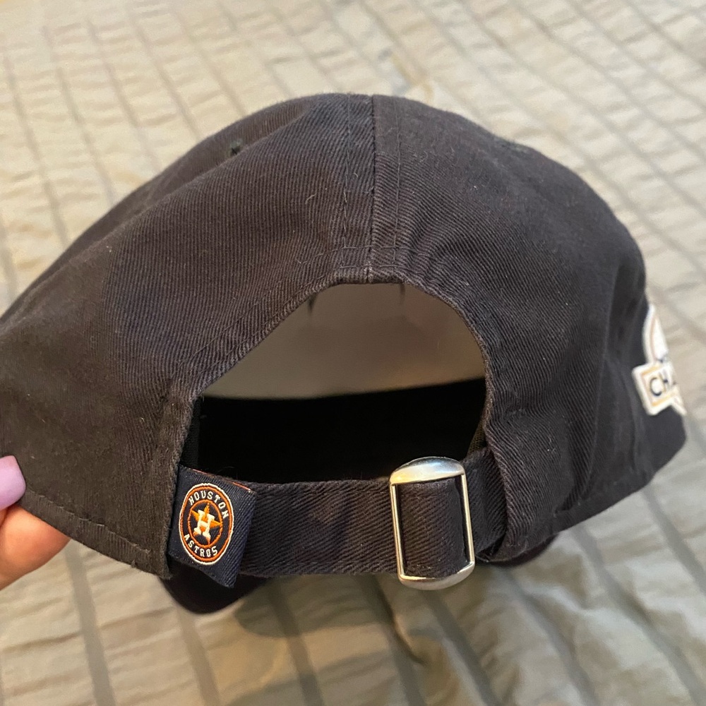 New Era Navy Blue 2017 Astros World Series Champions Hat NWT - Picture 3 of 7
